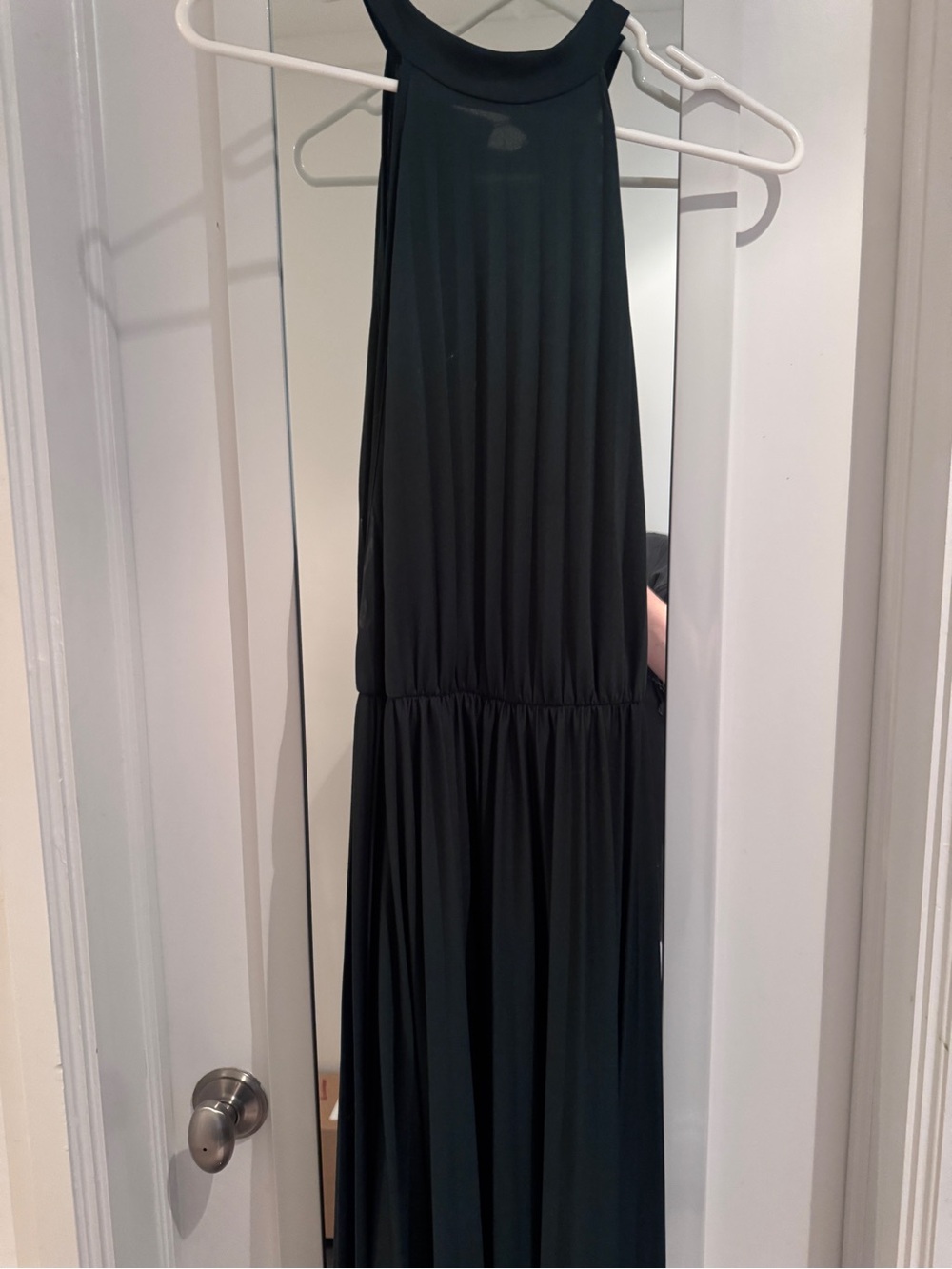 Hunter Green Halter Maxi Dress - Classic Women's Evening Dress